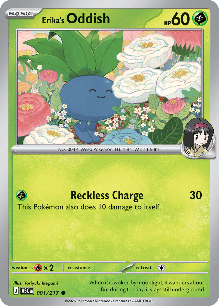 Erika’s Oddish - 001/217 - EN Erika’s Oddish - 001/217 - EN