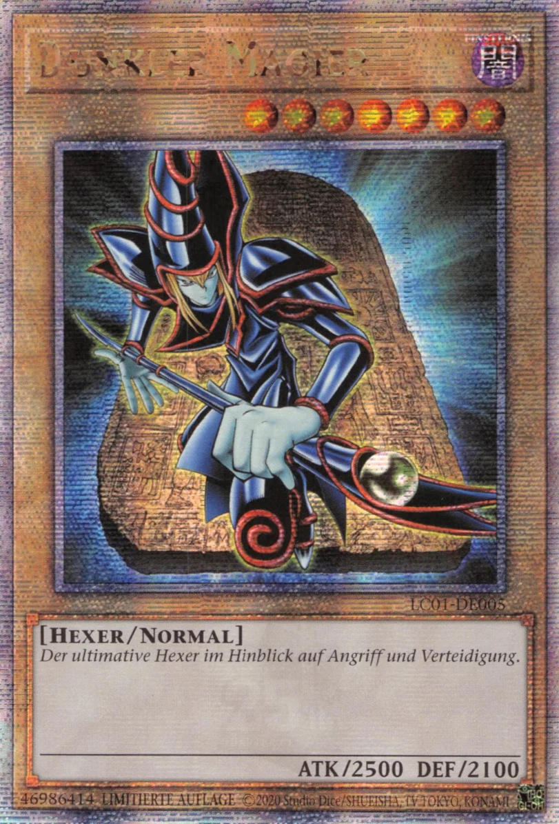 Dunkler Magier - LC01-DE005 - Quarter Centuary Secret Rare Dunkler Magier - LC01-DE005 - Quarter Centuary Secret Rare