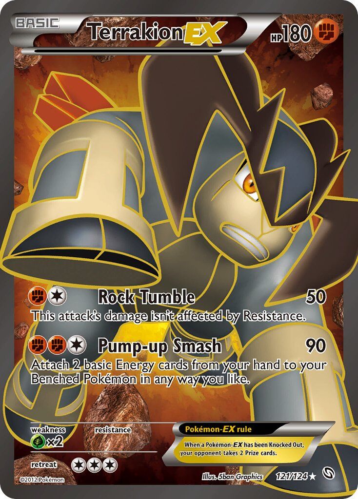 Terrakion-EX - 121/124 - EN