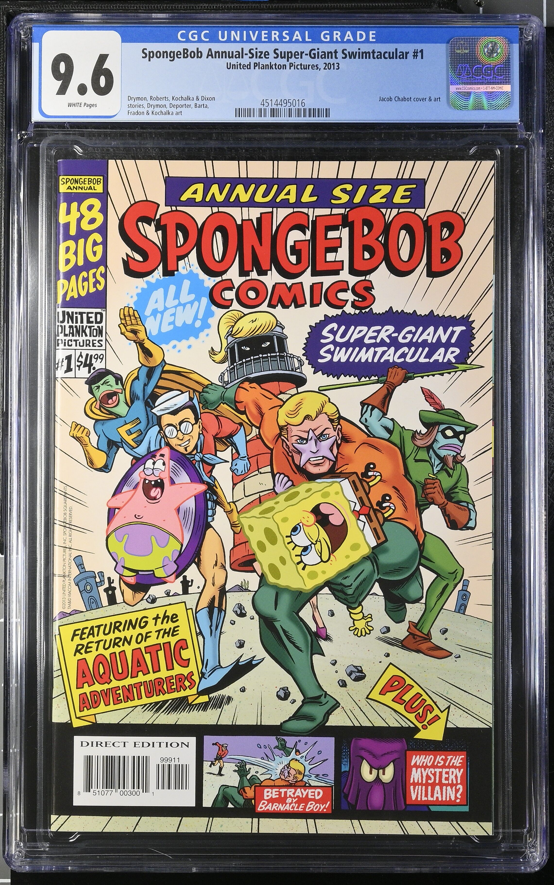 SpongeBob Annual-Size Super-Giant Swimtacular #1 CGC 9.6 SpongeBob Annual-Size Super-Giant Swimtacular #1 CGC 9.6