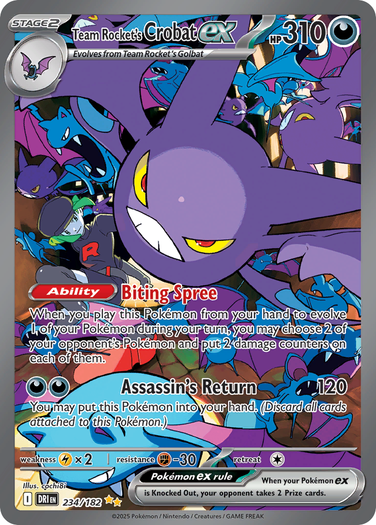 Team Rocket’s Crobat ex - 234/182 - EN Team Rocket’s Crobat ex - 234/182 - EN