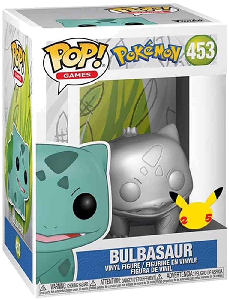 Pokémon Bulbasaur / Bisasam Silver Funko POP 453