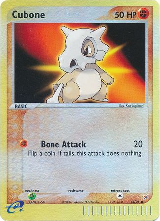 Cubone - 40/97 - Reverse Holo - EN
