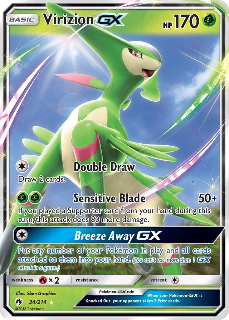 Virizion-GX - 34/214 - EN Virizion-GX - 34/214 - EN