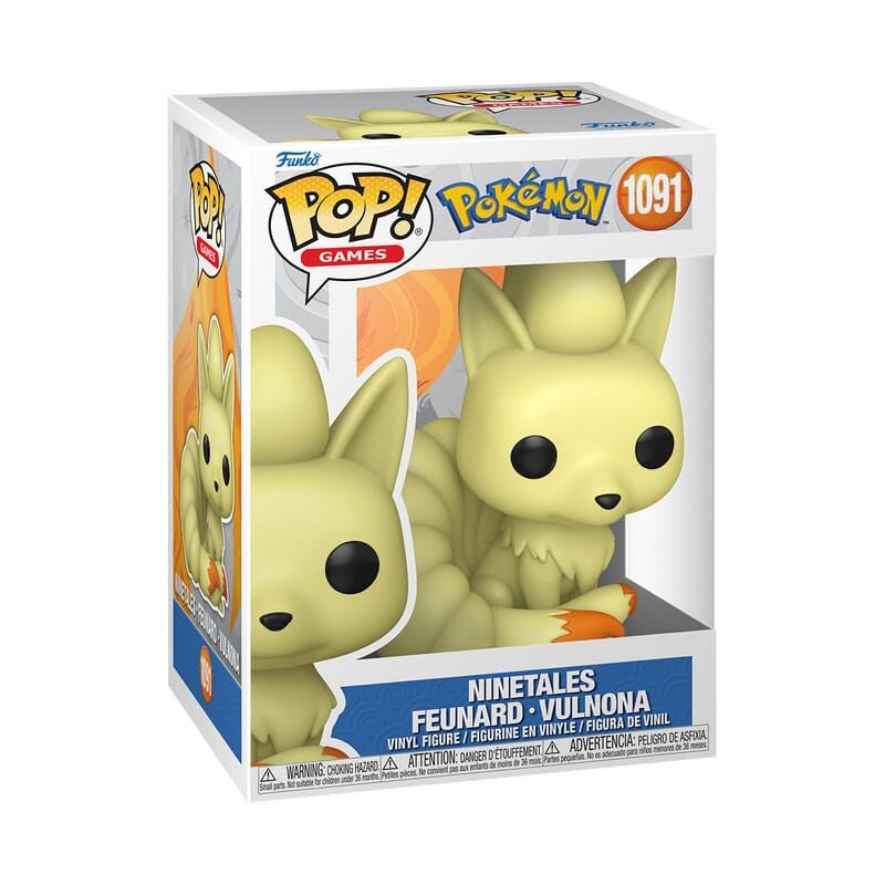 Pokemon POP! Games Vinyl Figur Ninetales - 9 cm Pokemon POP! Games Vinyl Figur Ninetales - 9 cm