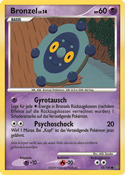 Bronzel - 55/100 - Pokemon TCG - Near Mint