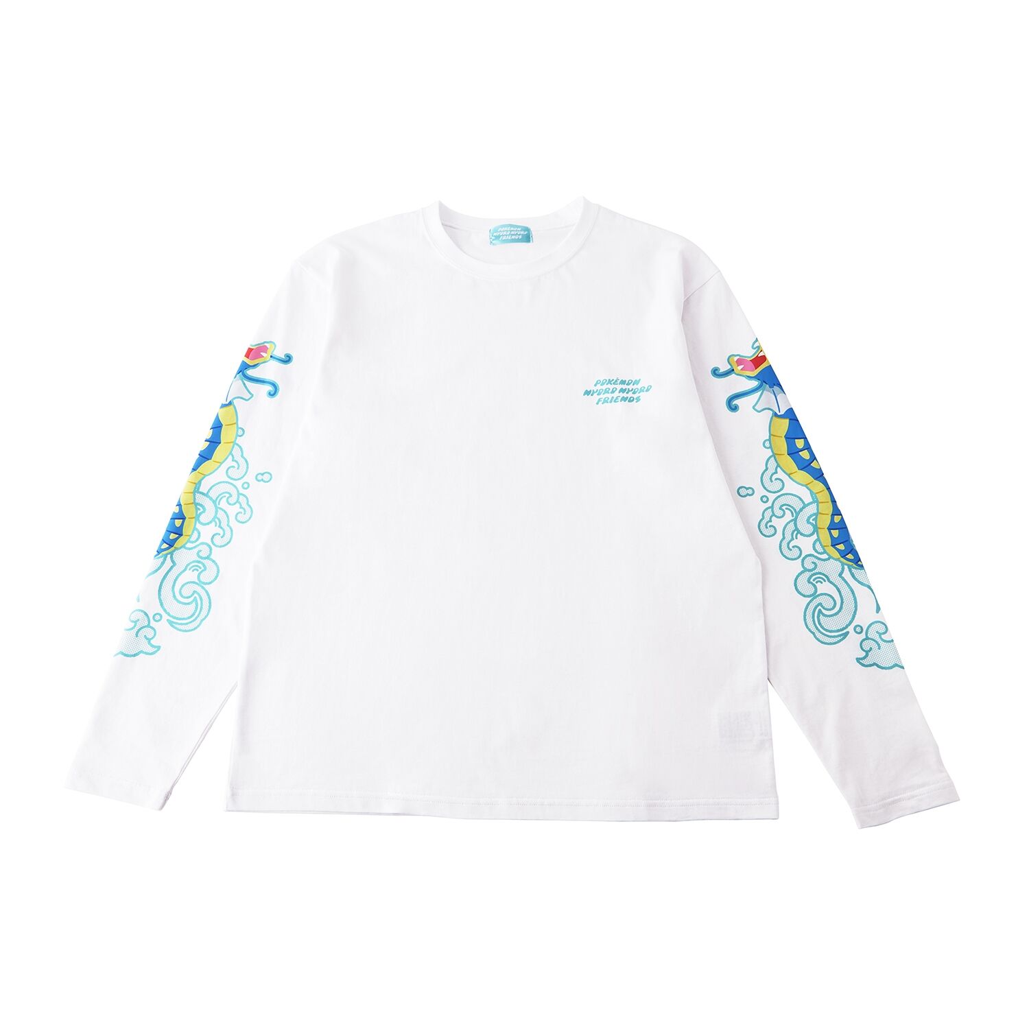 Long-sleeved T-Shirt Pokémon NYORO NYORO FRIENDS - Gyarados Waterfall Free