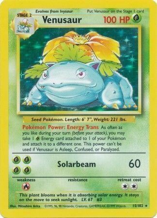 Venusaur - 15/102 - Unlimited - EN Venusaur - 15/102 - Unlimited - EN