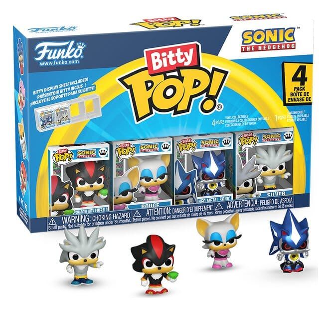 Sonic Bitty POP! Vinyl Figuren 4er-Pack Shadow 2,5 cm Sonic Bitty POP! Vinyl Figuren 4er-Pack Shadow 2,5 cm