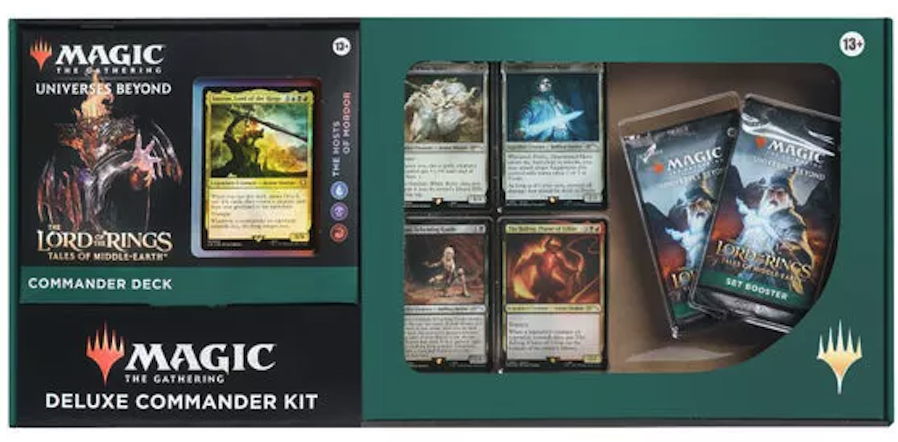 The Lord of the Rings: Tales of Middle-earth Deluxe Commander Kit - The Hosts of Mordor - MTG - EN