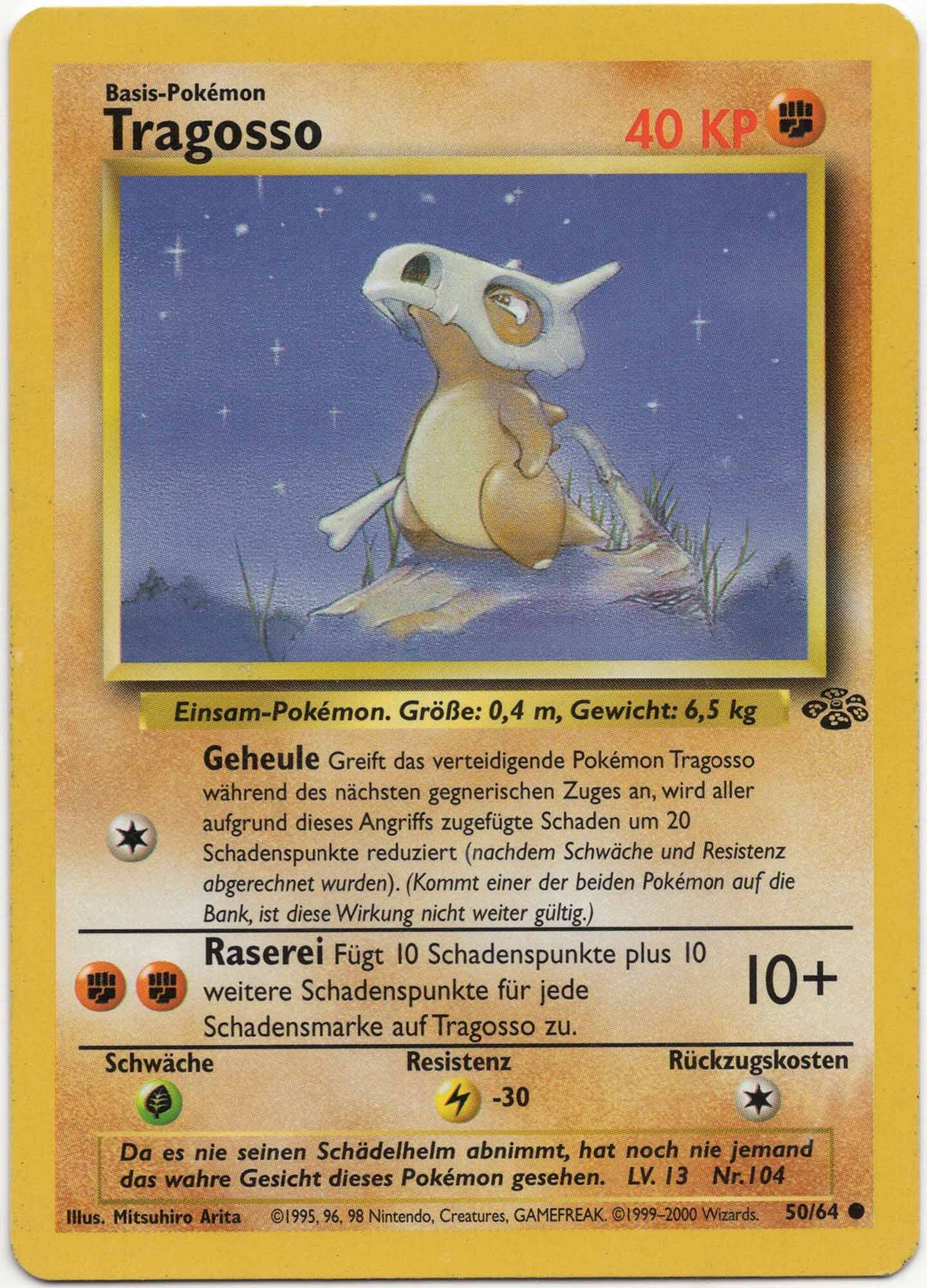 Tragosso - 50/64 - Pokémon TCG