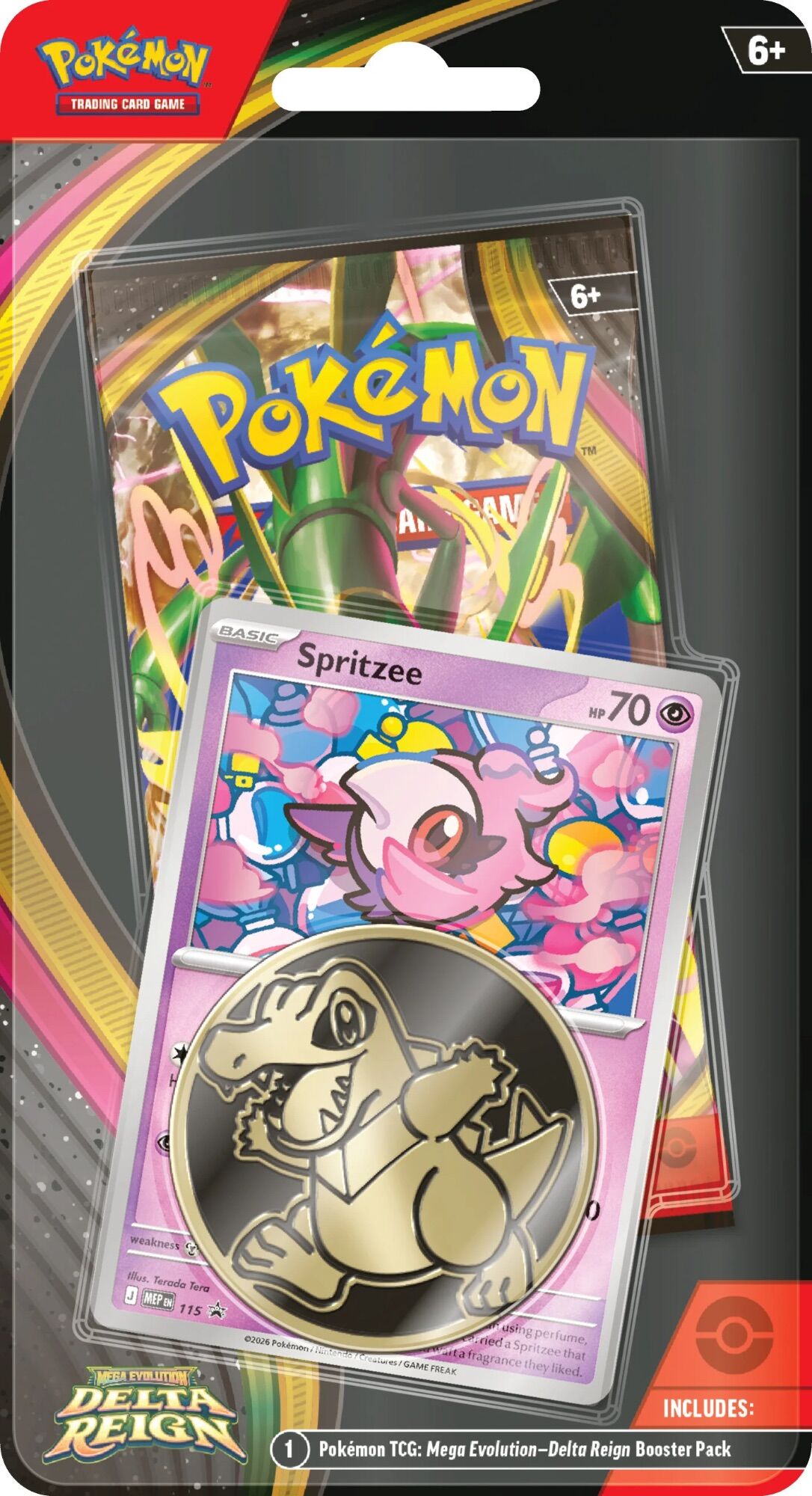 Pokémon TCG: ME06 Mega Evolution - Delta Reign Spritzee 1-Pack Blisters - EN Pokémon TCG: ME06 Mega Evolution - Delta Reign Spritzee 1-Pack Blisters - EN