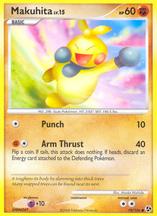 Makuhita - 78/106 - Reverse Holo - EN Makuhita - 78/106 - Reverse Holo - EN