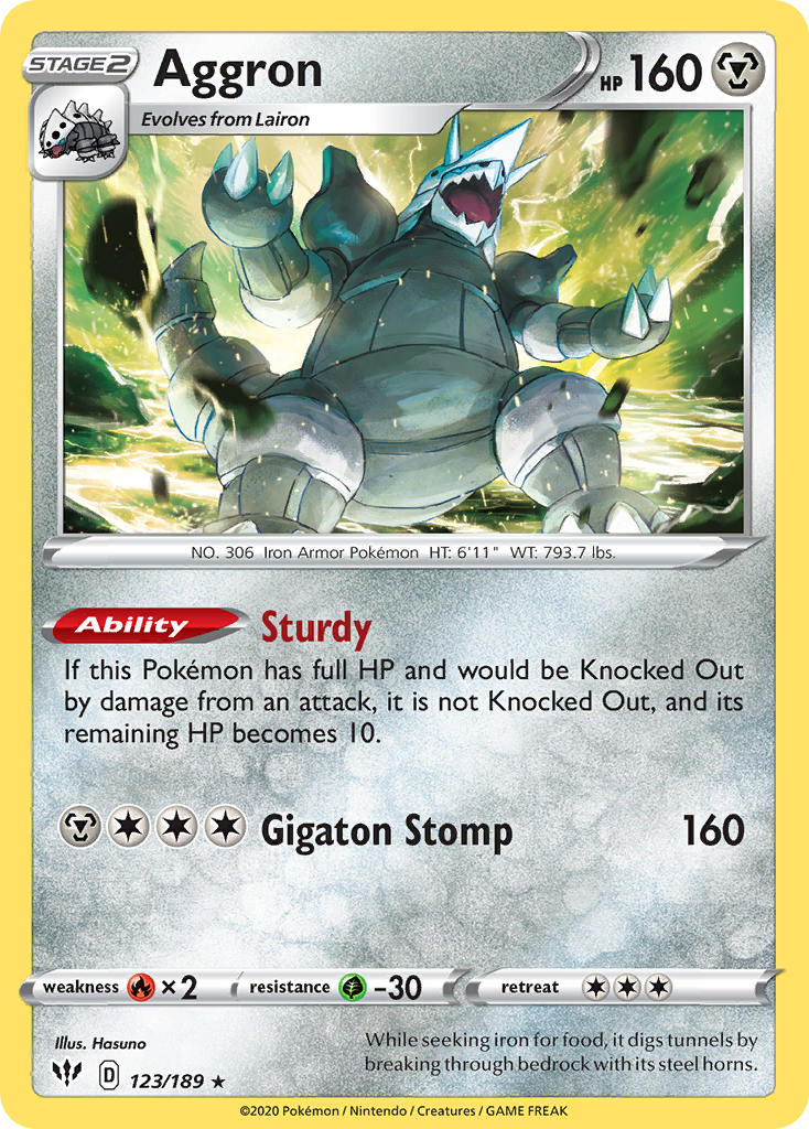 Aggron - 123/189 - EN