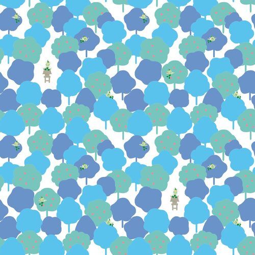Pokemon Center Original SARASA Shirts Celebi pattern