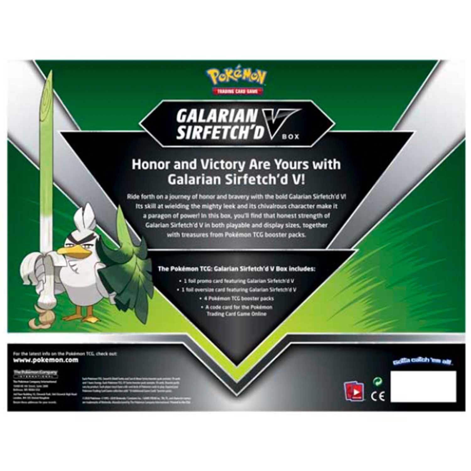 Pokémon Galarian Sirfetch'd V Collection Box - EN