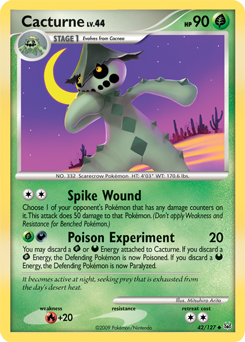 Cacturne - 42/127 - Pokemon TCG - Near Mint