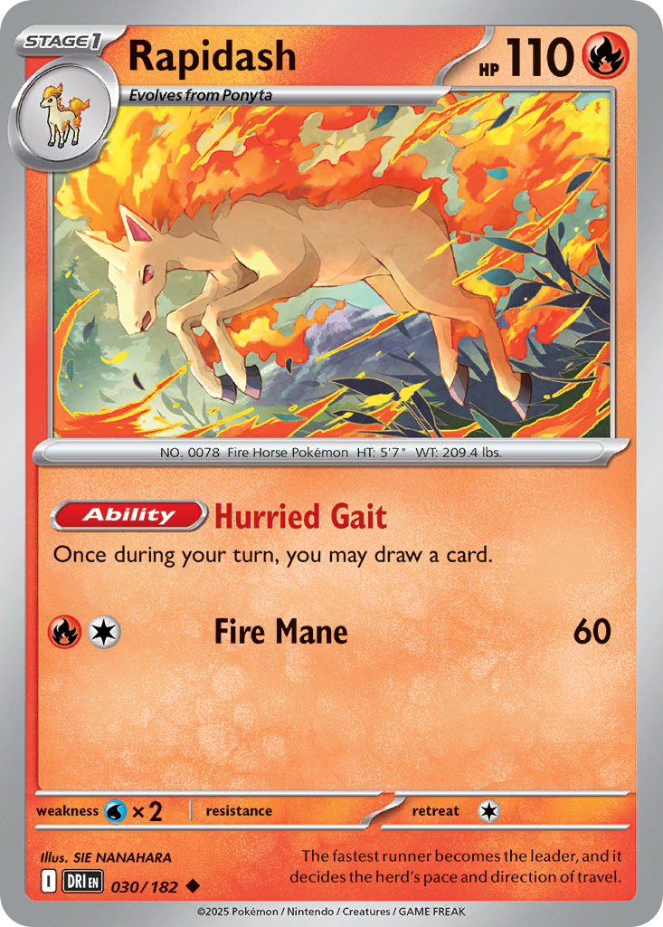 Rapidash - 030/182 - EN Rapidash - 030/182 - EN