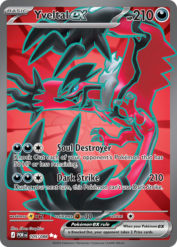 Yveltal ex - 105/088 - EN