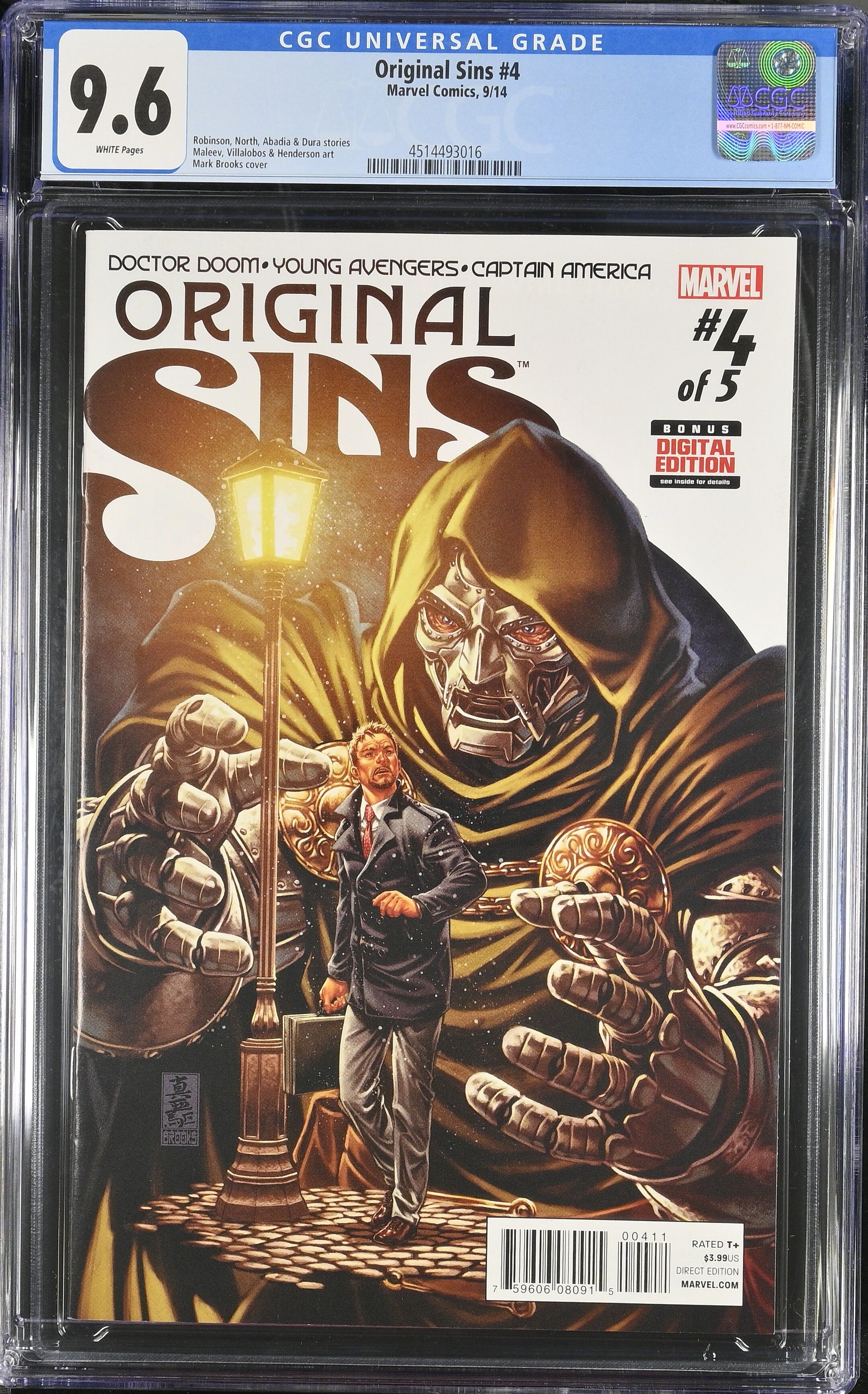 Original Sins #4 CGC 9.6 Original Sins #4 CGC 9.6