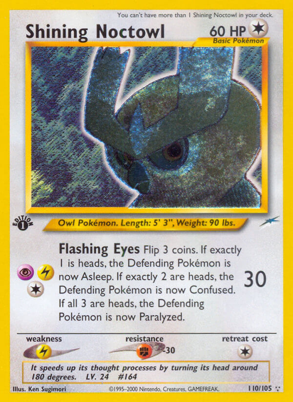 Shining Noctowl - 110/113 - 1st Edition - EN Shining Noctowl - 110/113 - 1st Edition - EN