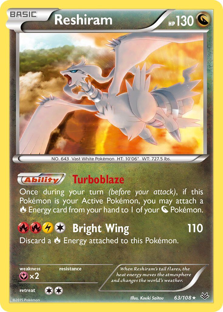 Reshiram - 63/108 - EN