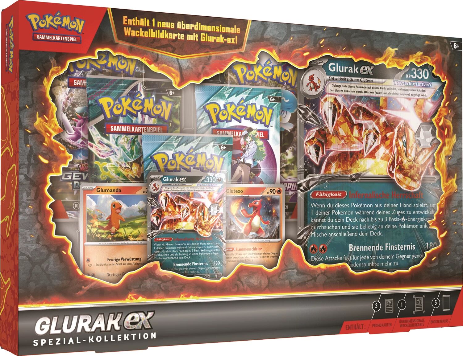 Pokémon TCG: Glurak ex Special Collection - DE Pokémon TCG: Glurak ex Special Collection - DE