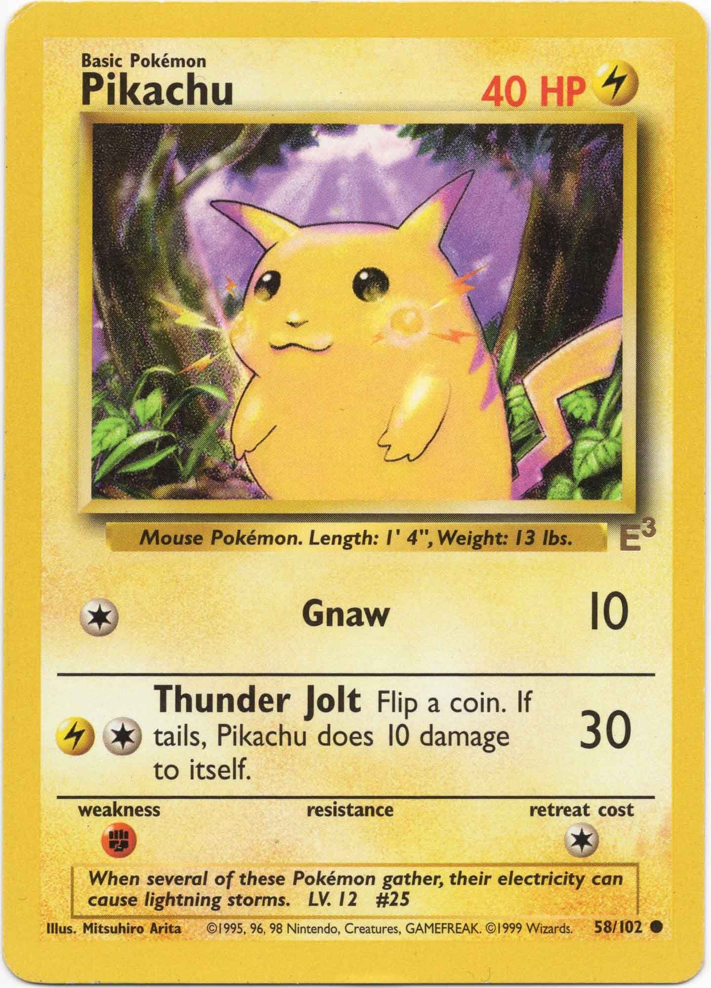 Pikachu 58/102 - Pokémon TCG