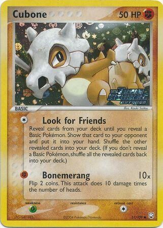 Cubone - 51/109 - Reverse Holo - EN