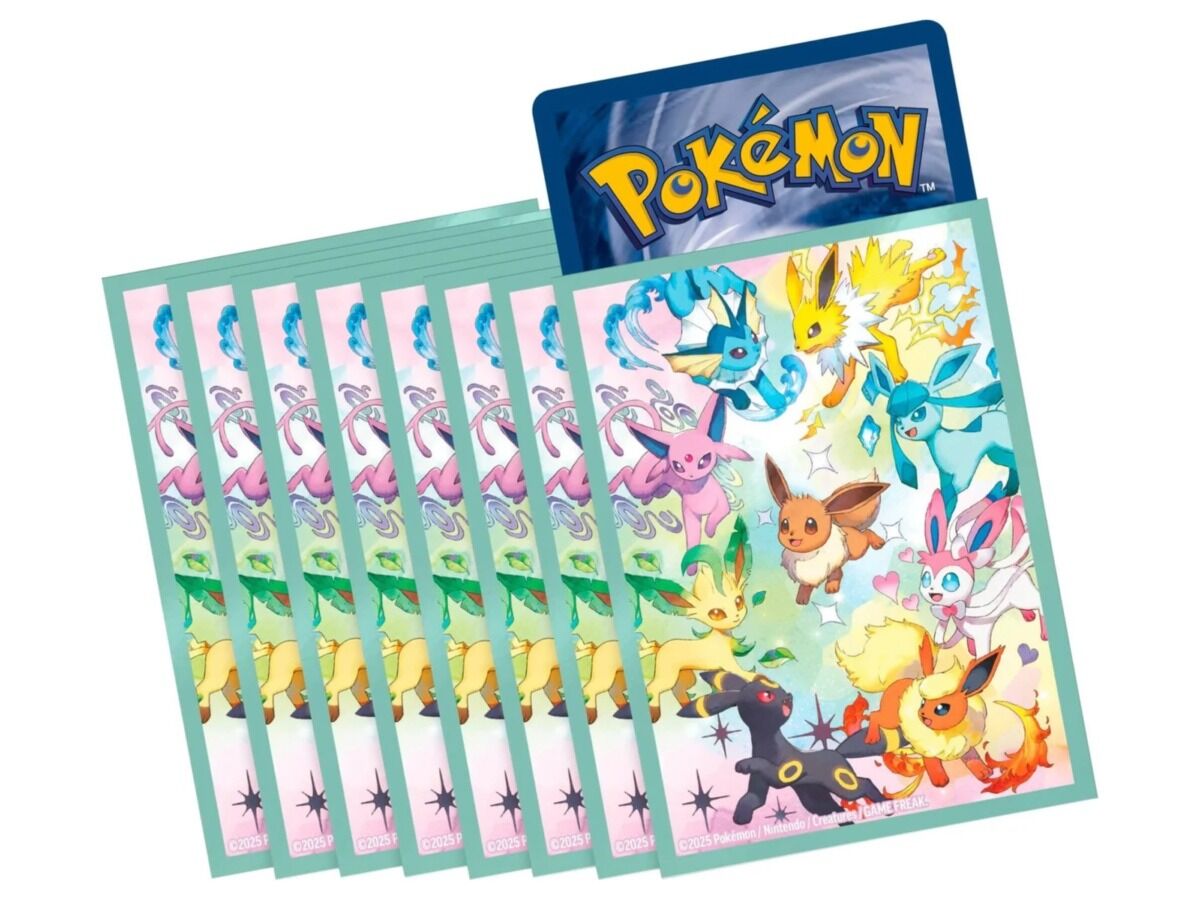 Pokemon Prismatic Evolutions Eeveelutions Sleeves (64ct)