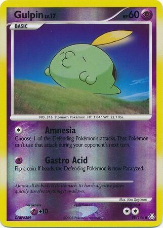 Gulpin - 98/146 - Reverse Holo - EN