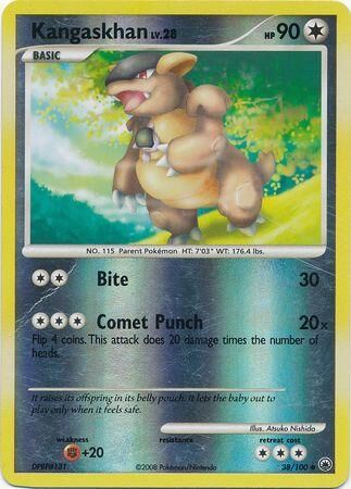 Kangaskhan - 38/100 - Reverse Holo - EN