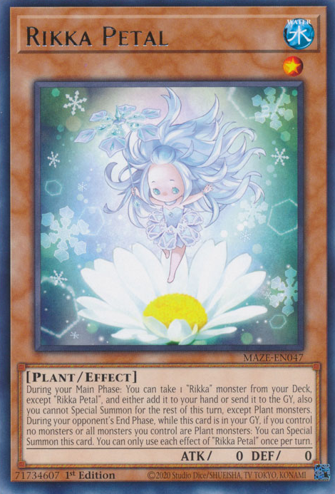 Rikka-Blütenblatt - MAZE-047 - Rare - 1. Auflage