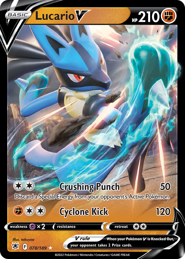 Lucario V - 078/189 - EN