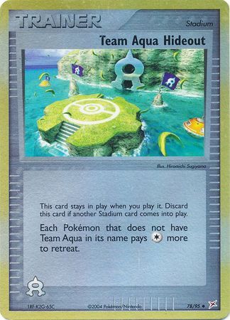 Team Aqua Hideout - 78/97 - Reverse Holo - EN
