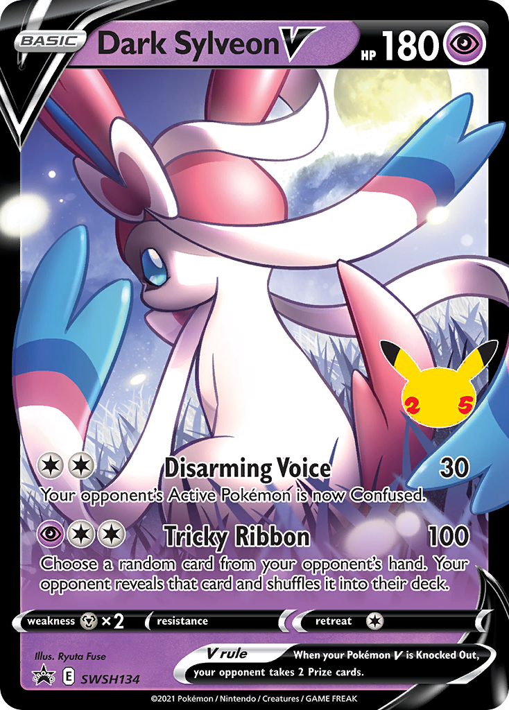 Dark Sylveon V - SWSH134/306 - EN Dark Sylveon V - SWSH134/306 - EN