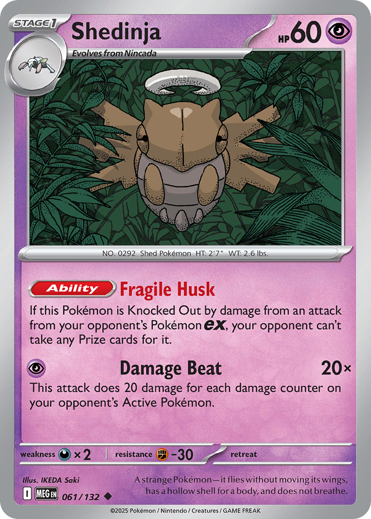 Shedinja - 061/132 - EN Shedinja - 061/132 - EN