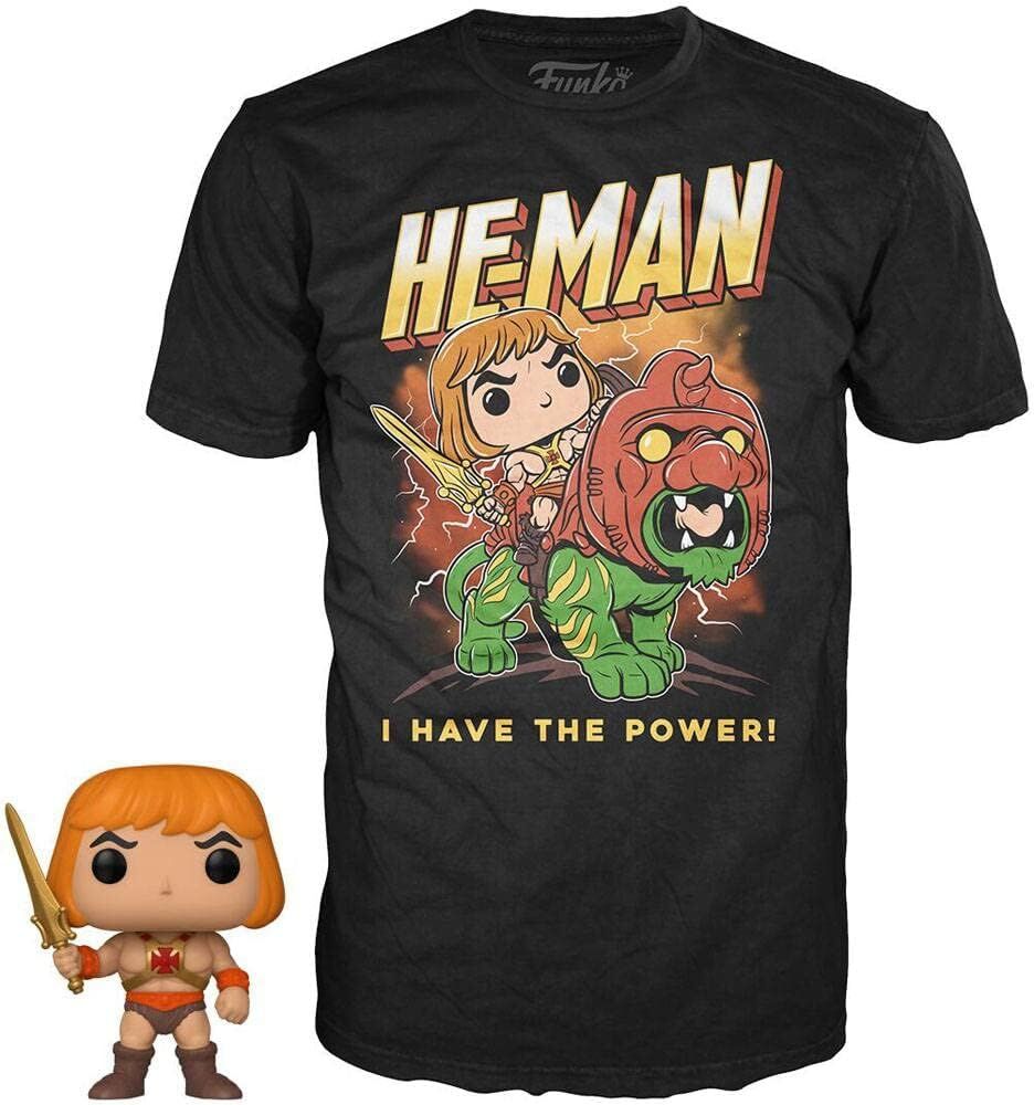 Masters of the Universe Funko POP! & Tee set T-Shirt He-Man Exclusive (M) 