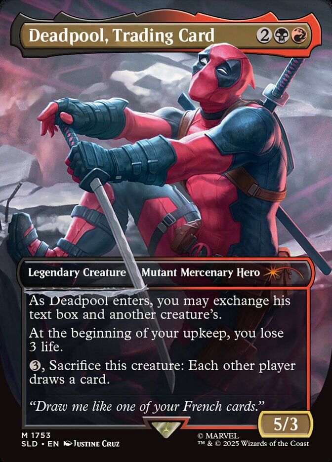 Deadpool, Trading Card - SLD 1753
