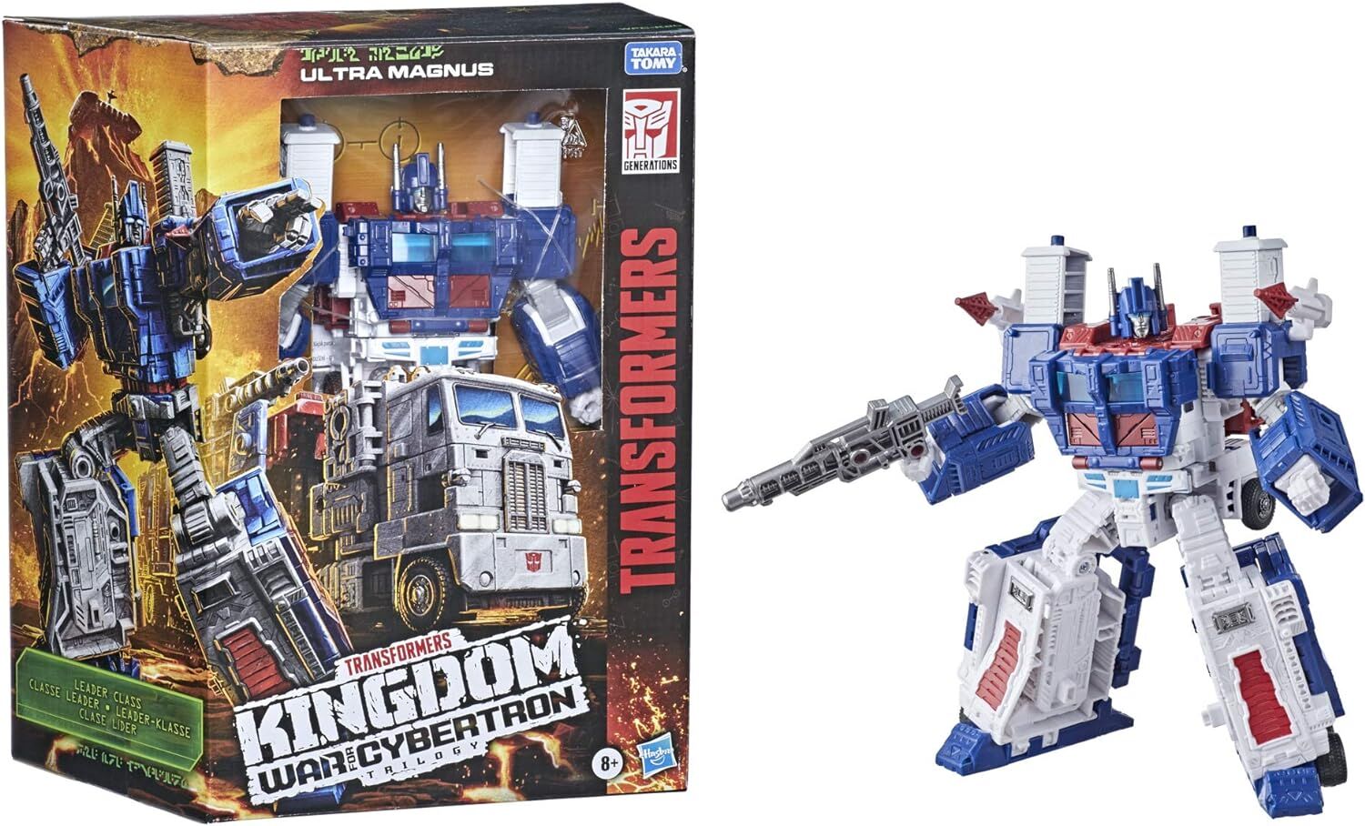 Transformers Toys Generations War for Cybertron: Kingdom Leader WFC-K20 Ultra Magnus Action Figure