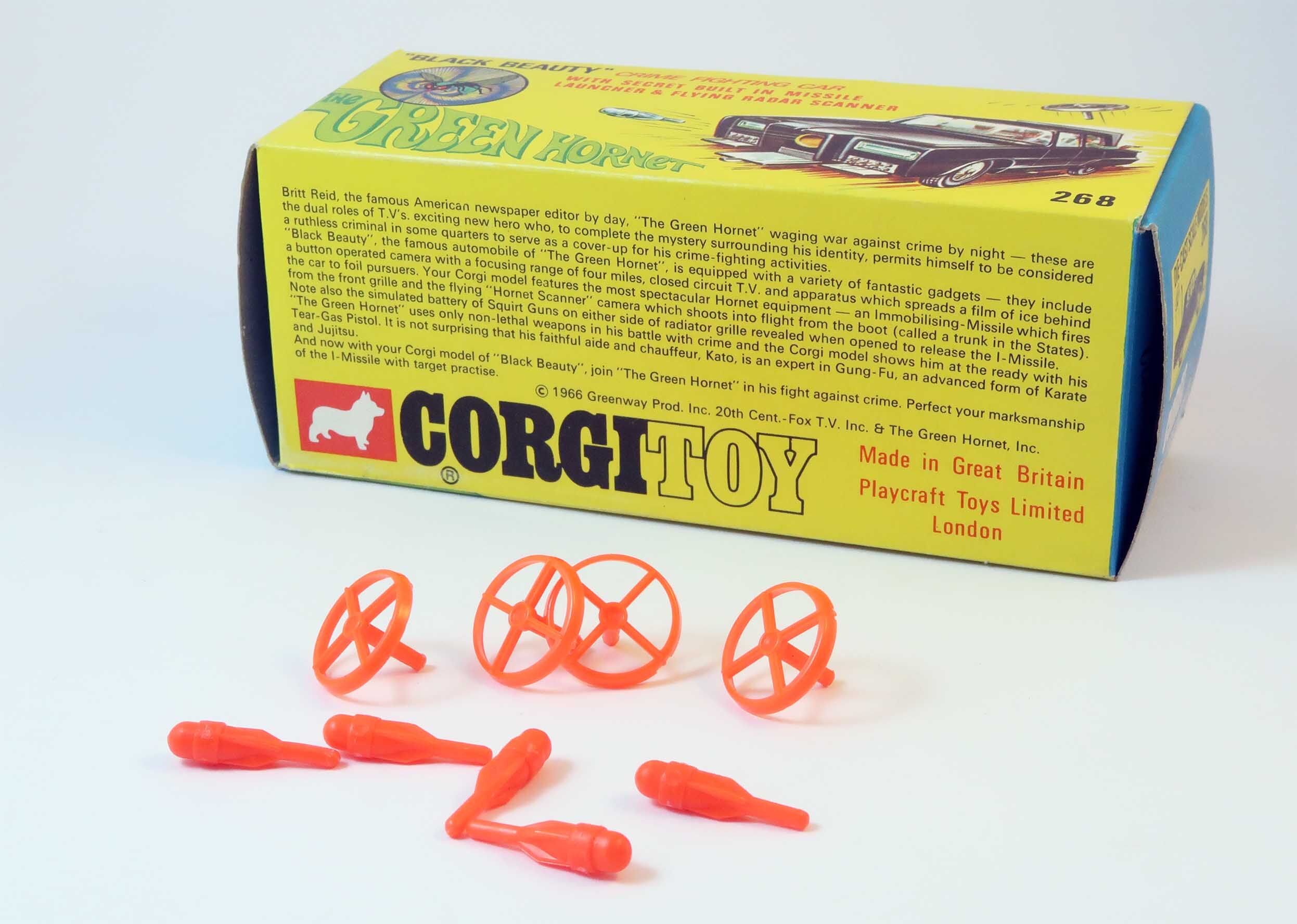 Black Beauty Green Hornet CORGI Toys 1966