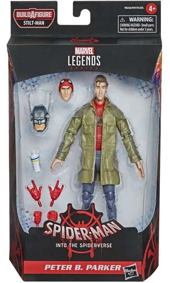 Spider-Man Into the SpiderVerse Marvel Legends Stilt-Man Series Peter B. Parker Action Figure