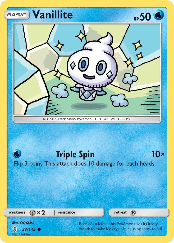 vanillite-33-145-pokemon-tcg-lightly-played-en Vanillite - 33/145 - Pokémon TCG - Lightly Played - EN