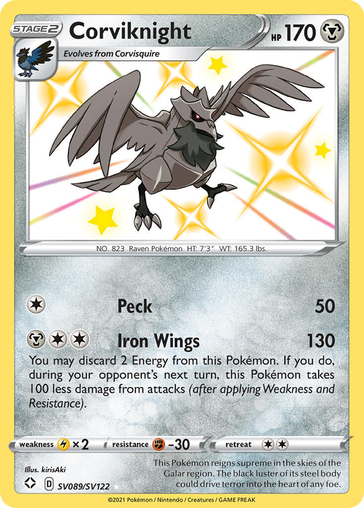 Corviknight - SV089/SV122 - EN