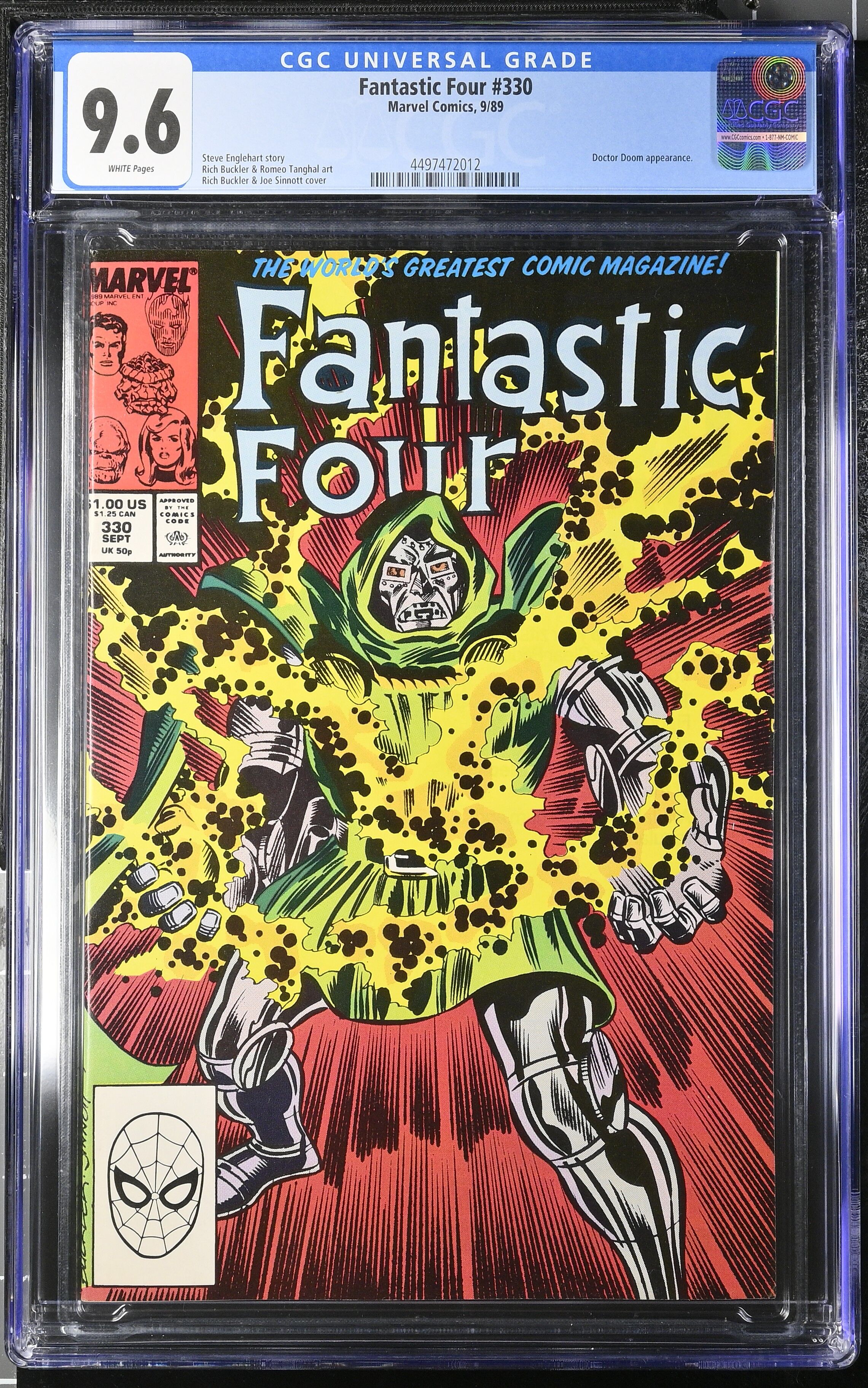 Fantastic Four #330 CGC 9.6