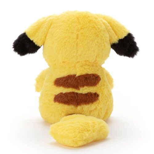 Pikachu Moving Ears Fluffy Plush - 25 cm