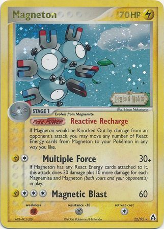 Magneton - 22/92 - Reverse Holo - EN