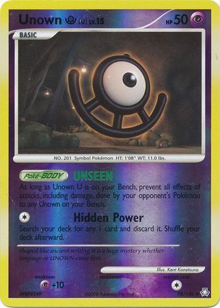 Unown U - 78/146 - Reverse Holo - EN