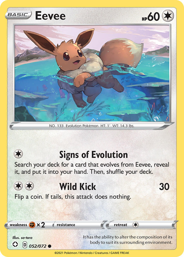 Eevee - 052/072 - EN Eevee - 052/072 - EN