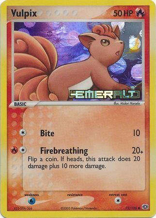 Vulpix - 72/106 - Reverse Holo - EN Vulpix - 72/106 - Reverse Holo - EN